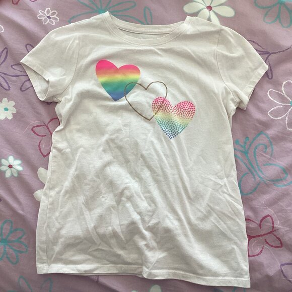 Cat & Jack Set of 2 Short Sleeved T-Shirts Size M (7/8) - Picture 4 of 5